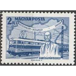 Vengrijos pašto ženklai (1968). Geležinkelių transportas
