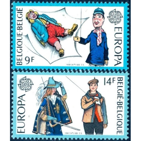 Belgijos pašto ženklai (1981). Liaudies kultūra