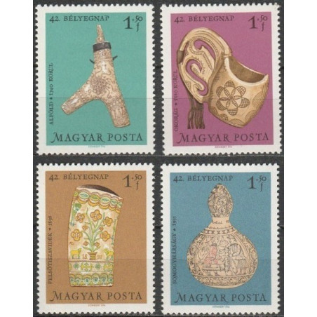 Vengrija 1969. Pašto ženklo diena (tradiciniai rankdarbiai)