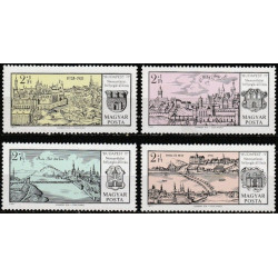 Vengrijos pašto ženklai (1971). Miestų istorija (Budapeštas)