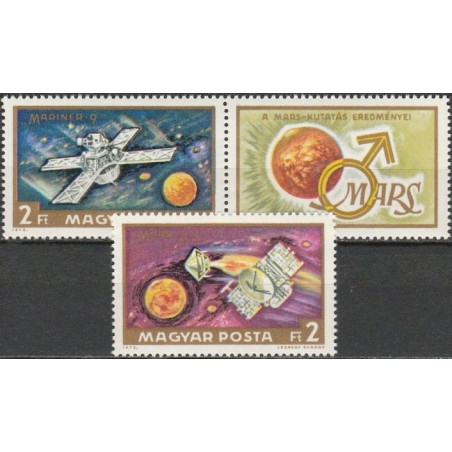 Hungary stamps (1972) for sale. Space exploration (Mars)