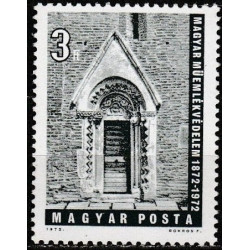 Vengrijos pašto ženklai (1972). Architektūra