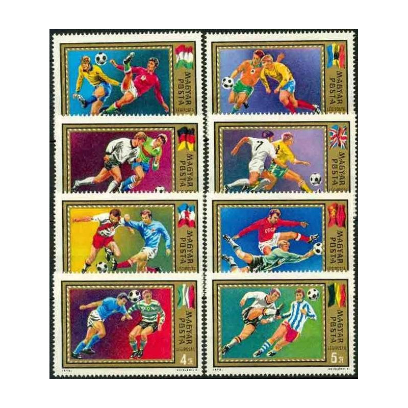 Vengrijos pašto ženklai (1972). Europos Futbolo čempionatas