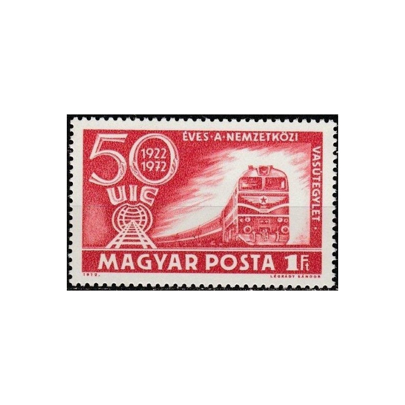 Hungary stamps (1972) for sale. Rail transport