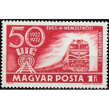 Hungary stamps (1972) for sale. Rail transport