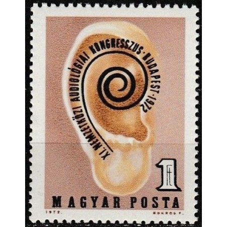 Vengrijos pašto ženklai (1972). Medicinos technologijos