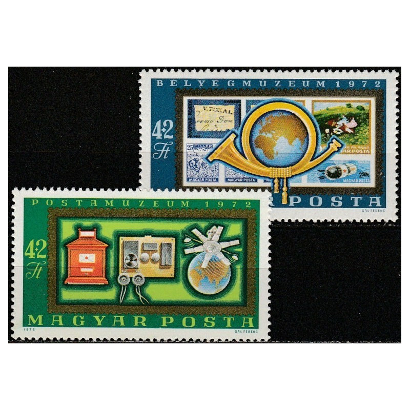 Vengrijos pašto ženklai (1972). Pašto muziejus