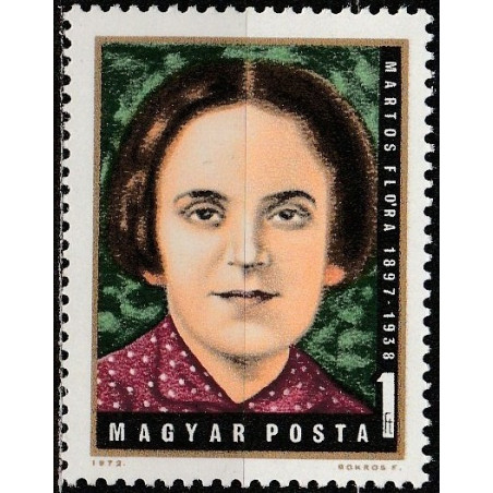 Vengrijos pašto ženklai (1972). Nacionalinė veikėja