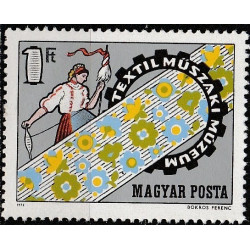 Vengrijos pašto ženklai (1972). Tekstilės muziejus