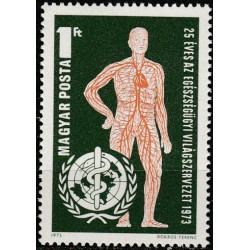Vengrijos pašto ženklai (1973). Pasaulinė Sveikatos organizacija