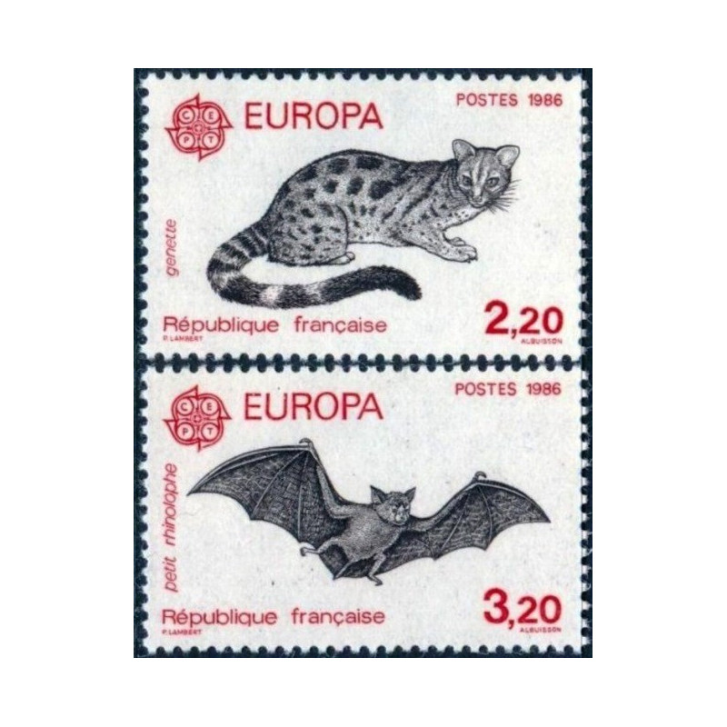 Prancūzijos pašto ženklai (1986). Aplinkos apsauga