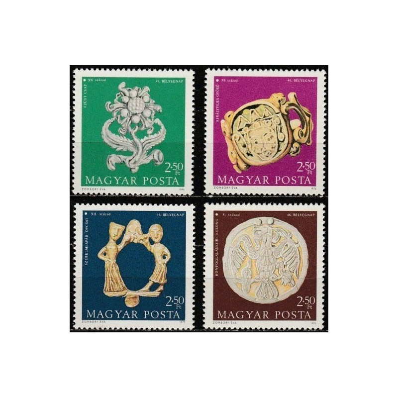 Hungary stamps (1973) for sale. Jewellery (jewelry)