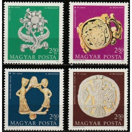 Hungary stamps (1973) for sale. Jewellery (jewelry)