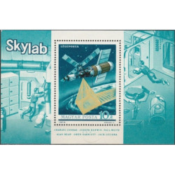 Vengrijos pašto ženklai (1973). Skylab stotis