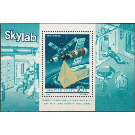 Vengrijos pašto ženklai (1973). Skylab stotis