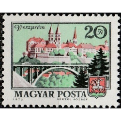 Vengrijos pašto ženklai (1973). Architektūra