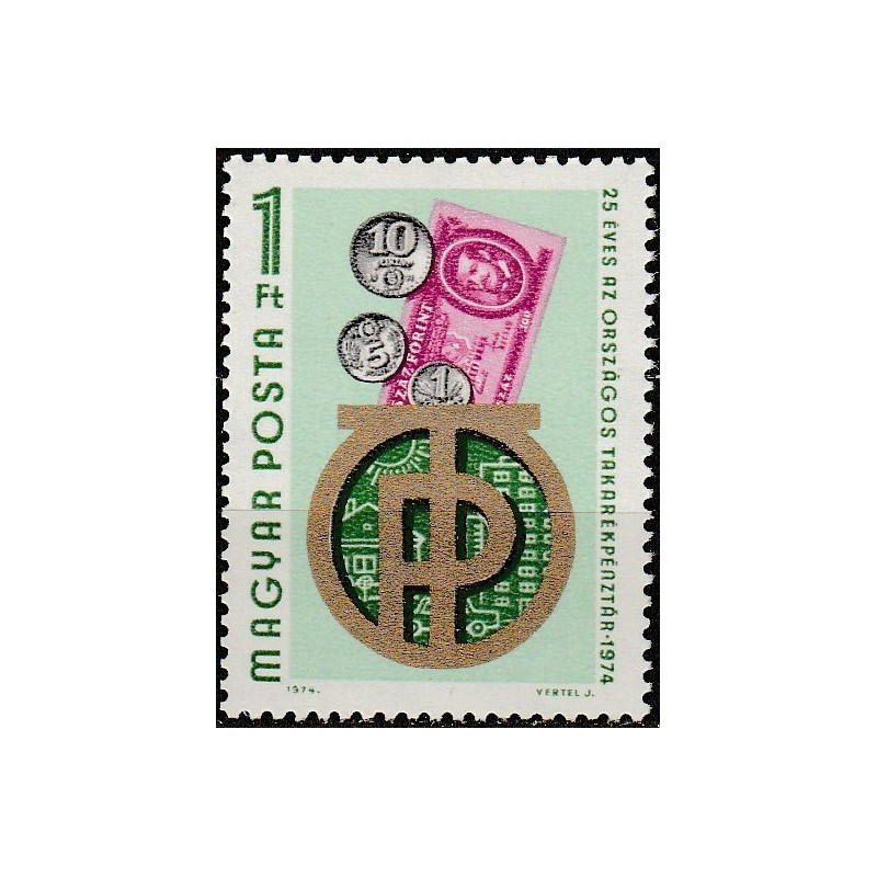 Vengrijos pašto ženklai (1974). Taupomoji kasa
