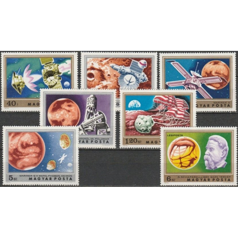 Hungary stamps (1974) for sale. Mars exploration
