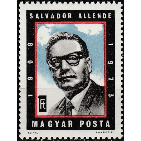 Hungary stamps (1974) for sale. President of Chili
