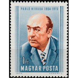 Vengrijos pašto ženklai (1974). Čilės rašytojas