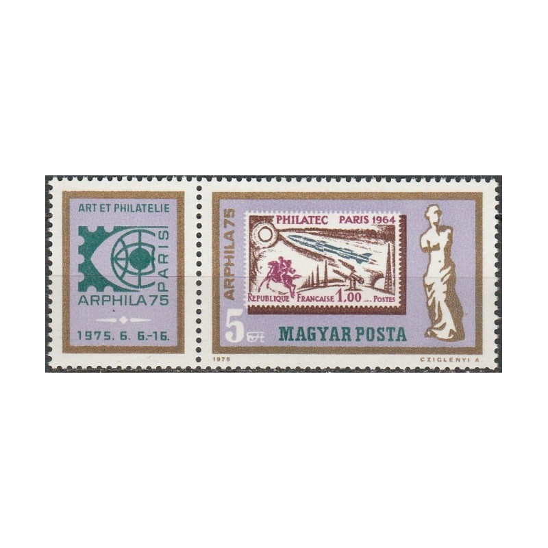 Vengrijos pašto ženklai (1975). Filatelijos paroda ARPHILA