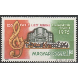 Vengrijos pašto ženklai (1975). Muzikos mokykla