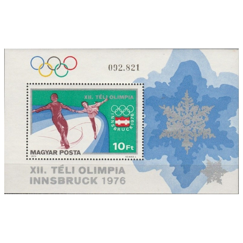 Hungary stamps (1975) for sale. Winter Olympic Games Innsbruck