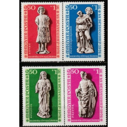 Vengrijos pašto ženklai (1976). Gotikinės skulptūros
