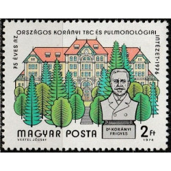 Vengrijos pašto ženklai (1976). Medicinos institutas