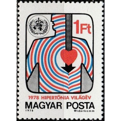 Vengrijos pašto ženklai (1978). Sveikatos prevencija