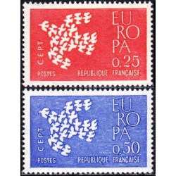 Prancūzijos pašto ženklai (1961) - Fantastiškos Europa ženklų kainos