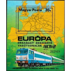 Vengrijos pašto ženklai (1979). Geležinkelių transportas Europoje