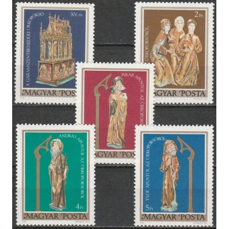 Hungary stamps (1980) for sale. Religious art